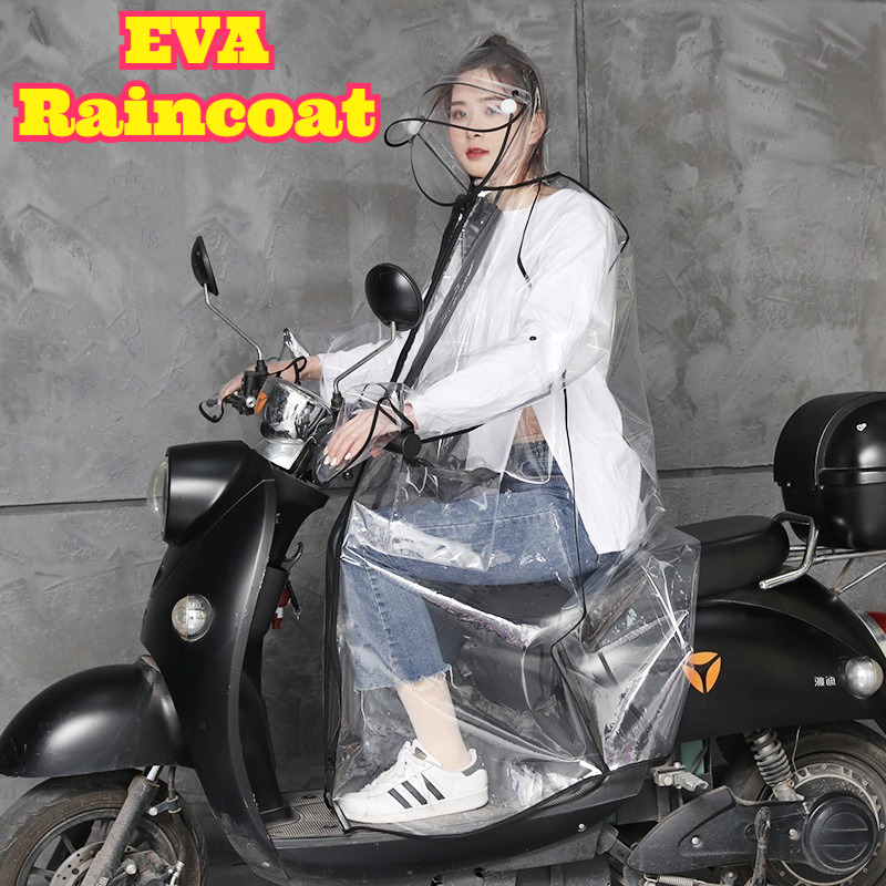 Transparent EVA Rain Poncho Ho - Cycling Commute Rain incelemesi ve fiyatı