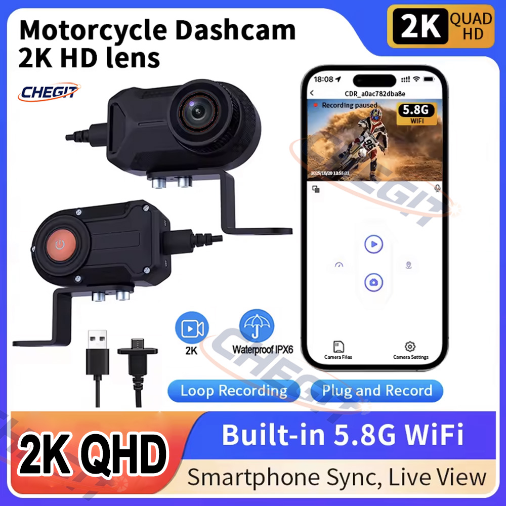 Motorcycle DVR 2K HD WiFi With - Cycling Loop incelemesi ve fiyatı