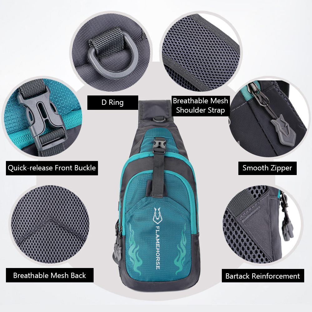 Men Sling Backpack Chest Cross - Cycling Commuter Backpack Waterproof incelemesi ve fiyatı