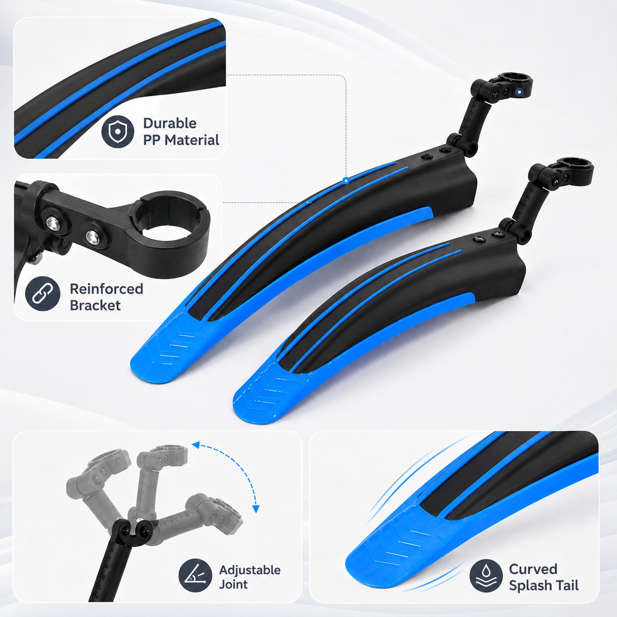 PINMOAP 2PCS Bicycle Mudguard  - Cycling Commute Rain incelemesi ve fiyatı