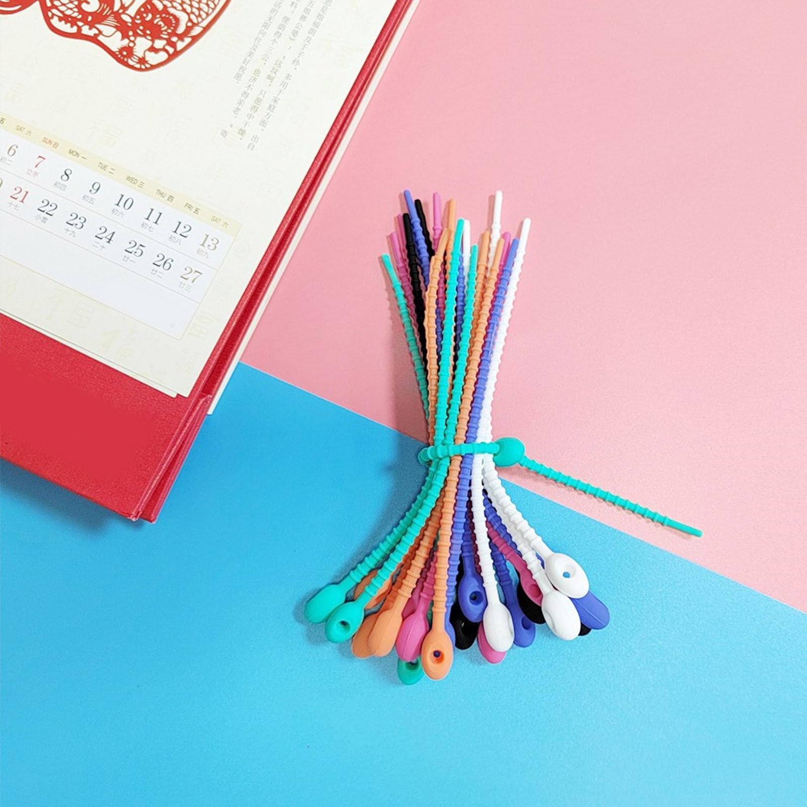 Silicone Cable Ties, 30PCS Reu - Cable Lock Flexible incelemesi ve fiyatı