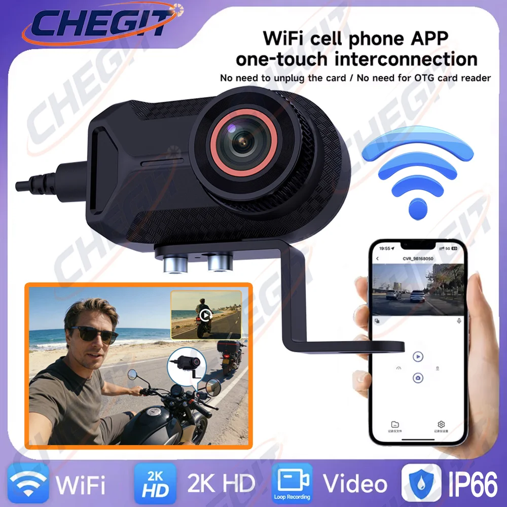 New 2K HD Motorcycle DVR WiFi  - Cycling Loop incelemesi ve fiyatı
