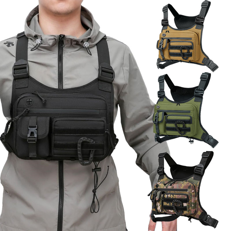 Tactical Chest Bag Men's Vest  - Cycling Commuter Backpack Waterproof incelemesi ve fiyatı