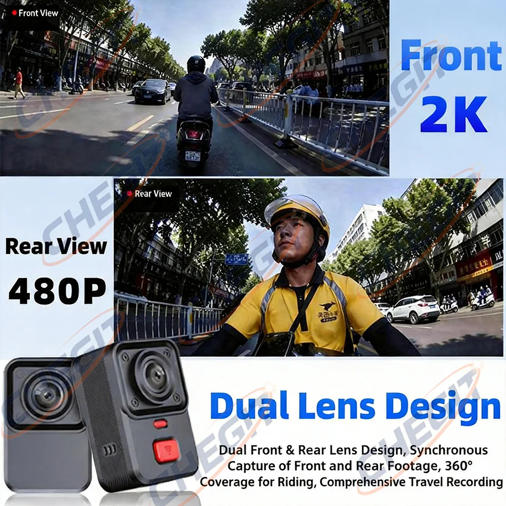 2 Camera Motorcycle DVR 2K HD  - Cycling Loop incelemesi ve fiyatı