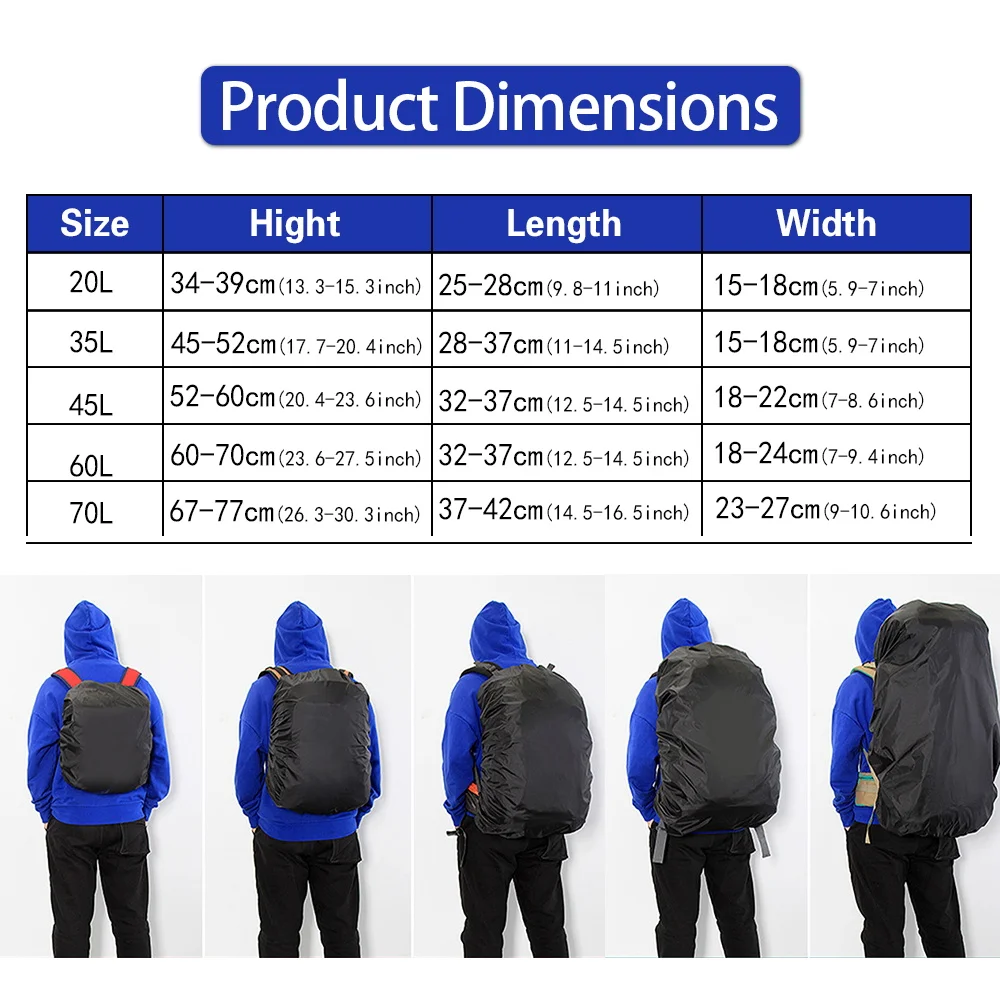 Waterproof Backpack Rain Cover - Cycling Commuter Backpack Waterproof incelemesi ve fiyatı