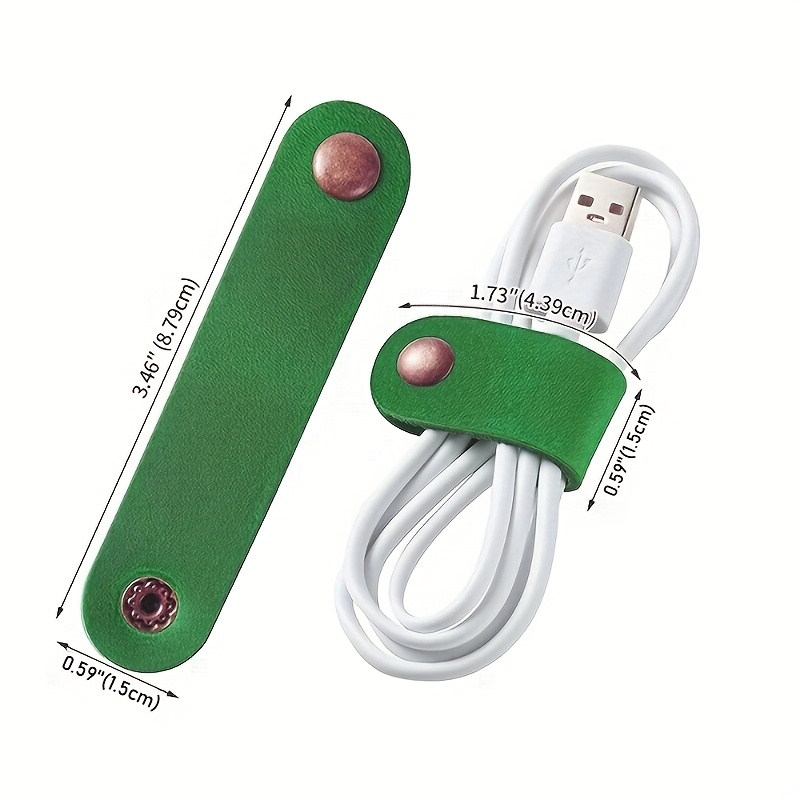 2/5/10pcs random color PU Leat - Cable Lock Flexible incelemesi ve fiyatı