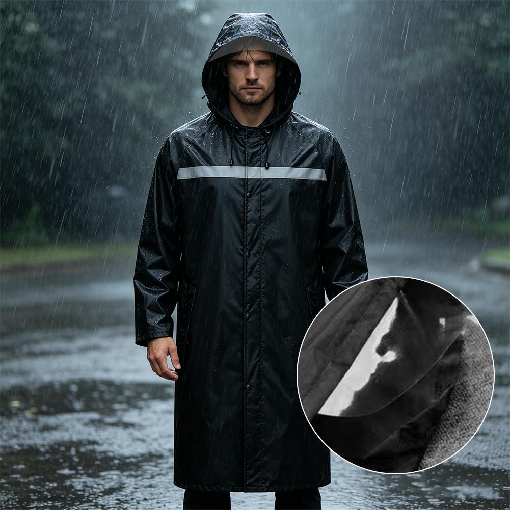 Waterproof Hooded Rain Poncho, - Cycling Commute Rain incelemesi ve fiyatı