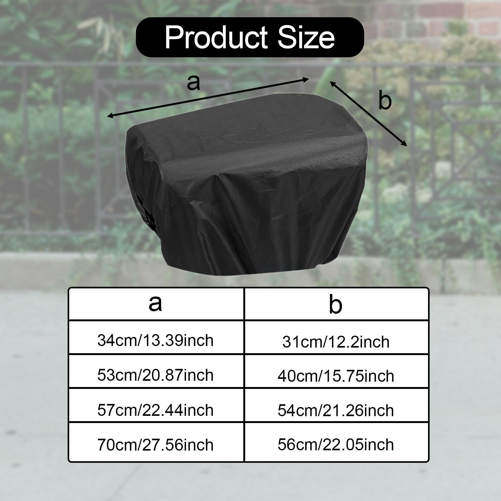 Black Waterproof Bicycle Baske - Cycling Commute Rain incelemesi ve fiyatı