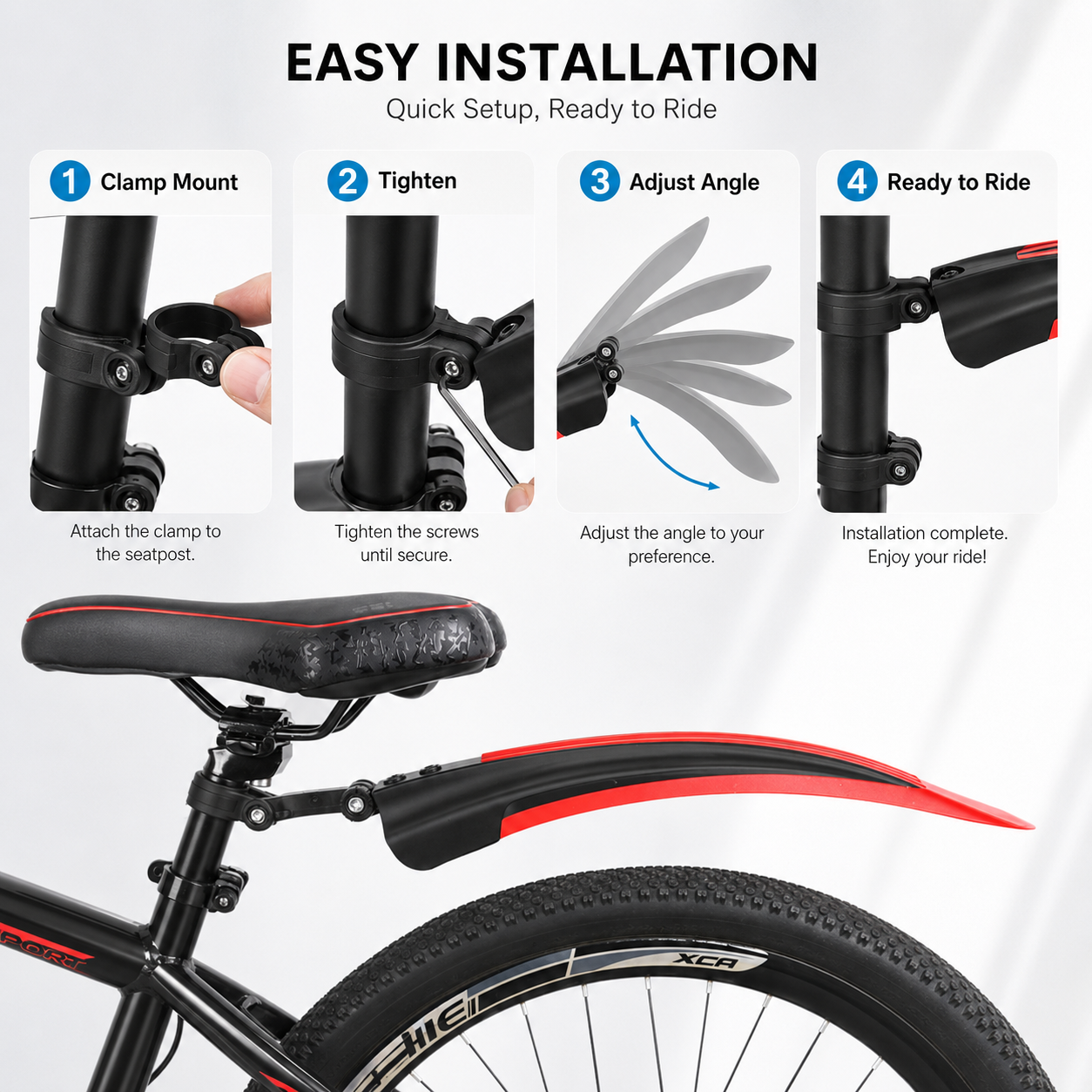 PINMOAP Mtb Road Bike Fender B - Cycling Commute Rain incelemesi ve fiyatı