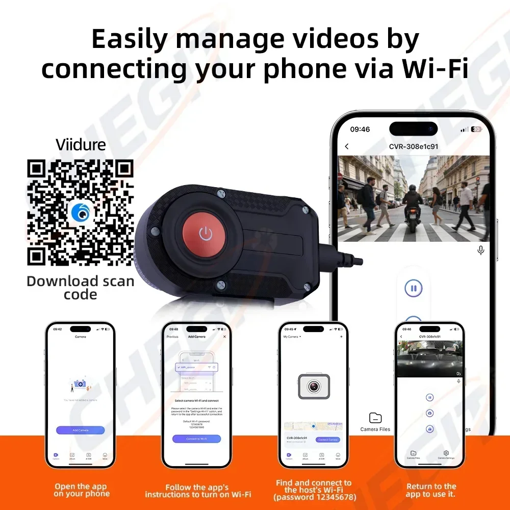 2026 2K Motorcycle DVR WiFi IP - Cycling Loop incelemesi ve fiyatı