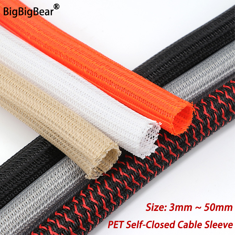 3/5/10m PET Cable Sleeve Self- - Cable Lock Flexible incelemesi ve fiyatı