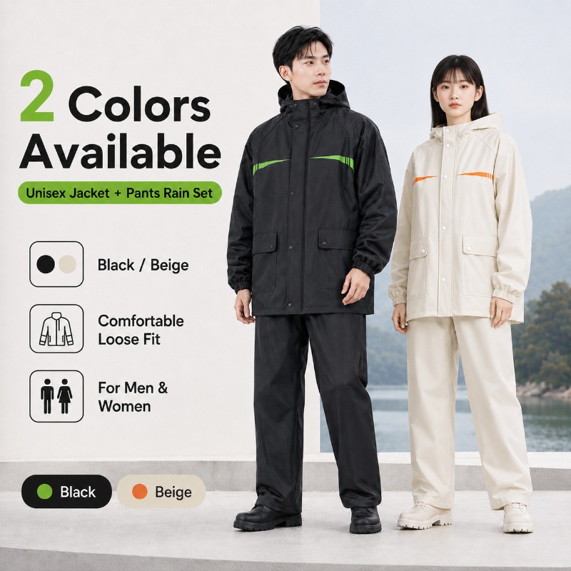 Unisex 2-Piece Waterproof Cycl - Cycling Commute Rain incelemesi ve fiyatı