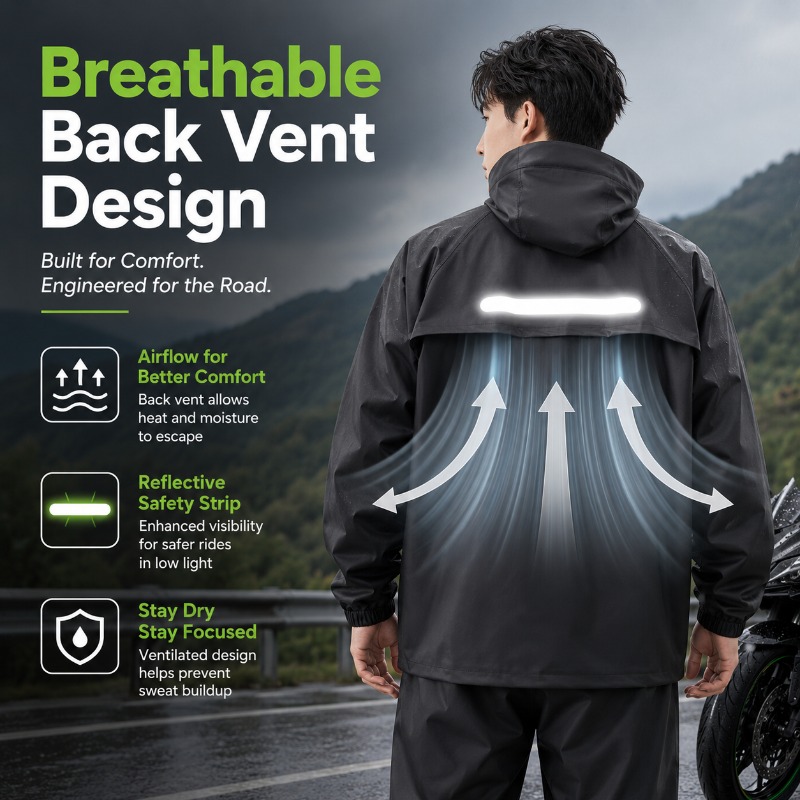 Unisex 2-Piece Waterproof Cycl - Cycling Commute Rain incelemesi ve fiyatı