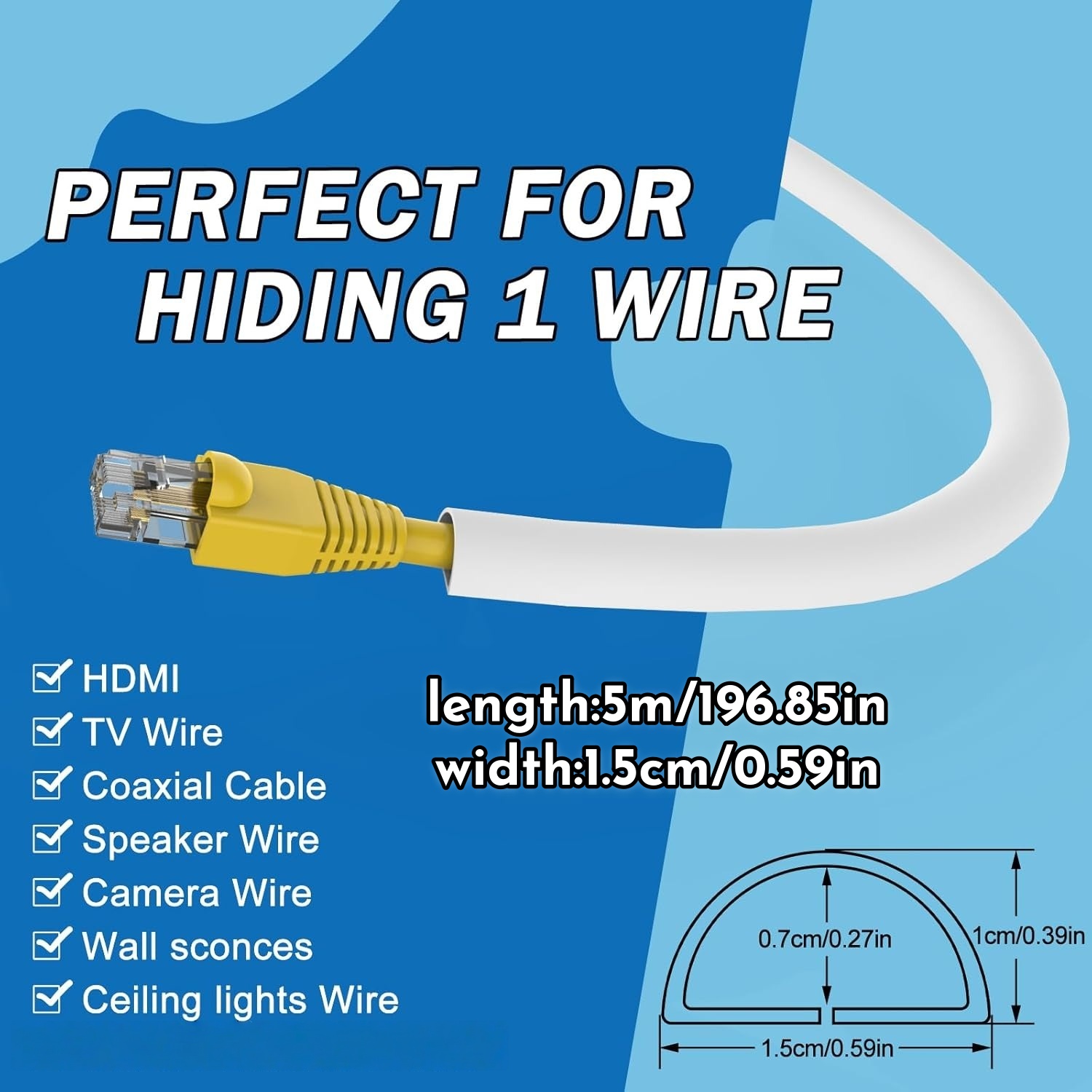 1PC 1/3/5m Flexible floor cabl - Cable Lock Flexible incelemesi ve fiyatı