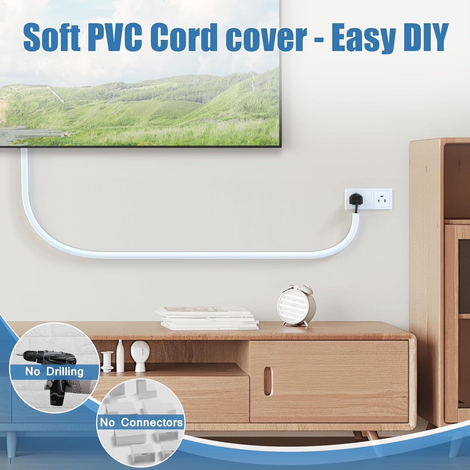 1PC 1/3/5m Flexible floor cabl - Cable Lock Flexible incelemesi ve fiyatı