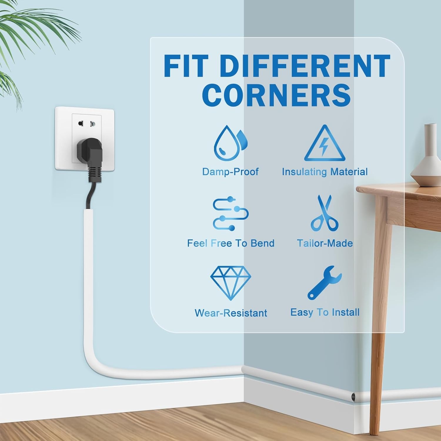 1PC 1/3/5m Flexible floor cabl - Cable Lock Flexible incelemesi ve fiyatı