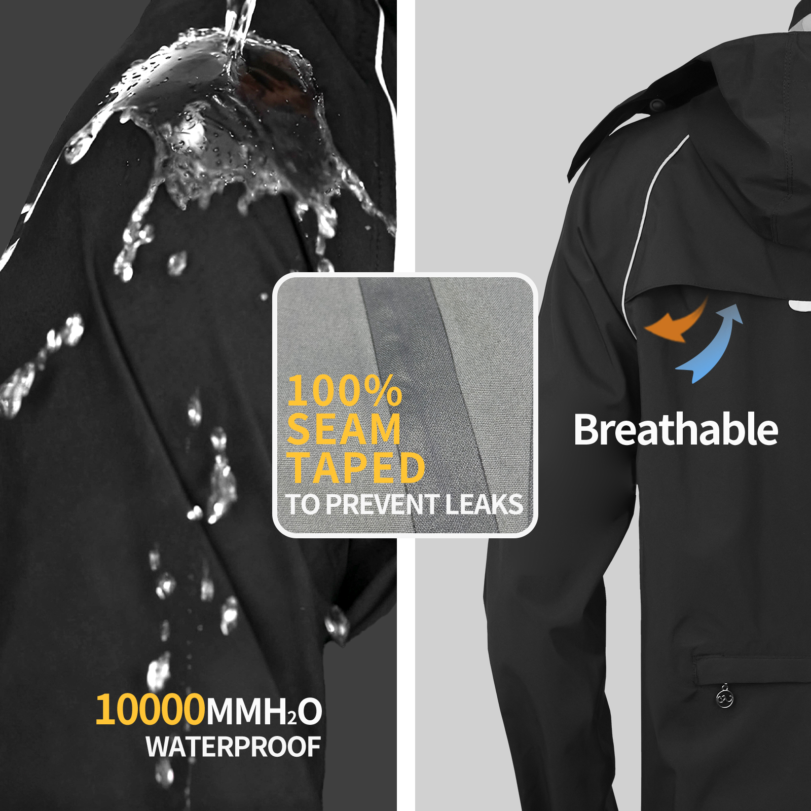 WOSAWE Reflective Motorcycle R - Cycling Commute Rain incelemesi ve fiyatı