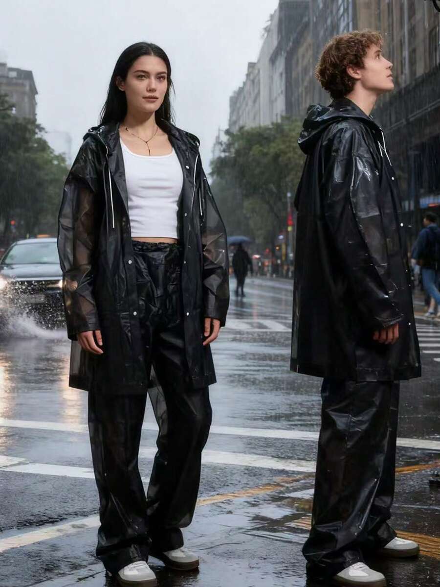 2pcs Unisex full-body rain sui - Cycling Commute Rain incelemesi ve fiyatı