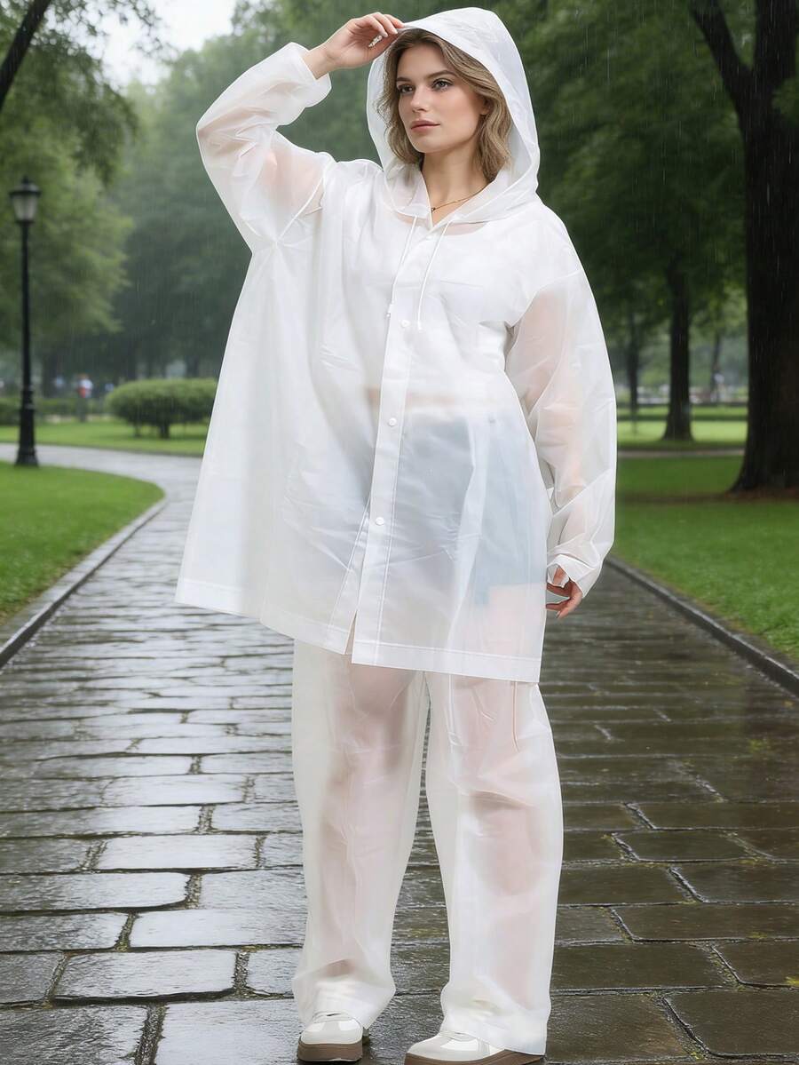 2pcs Unisex full-body rain sui - Cycling Commute Rain incelemesi ve fiyatı